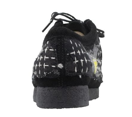 Wallabee Sashiko Black Suede - 45