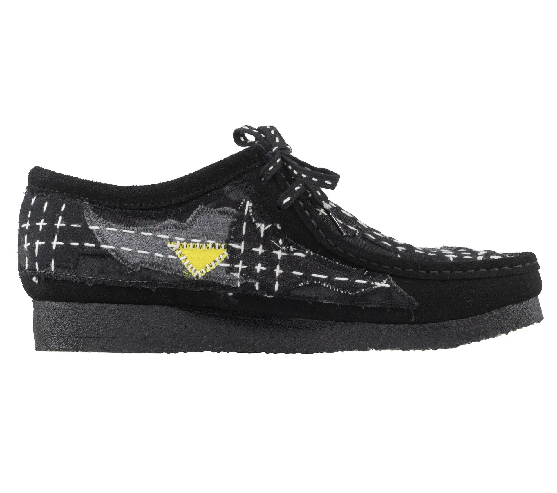 Image #3 of Wallabee Sashiko Black Suede - 45