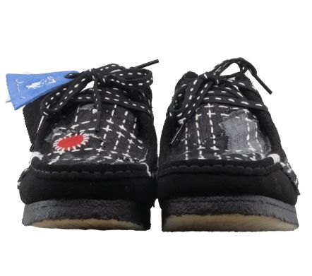 Wallabee Sashiko Black Suede - 45