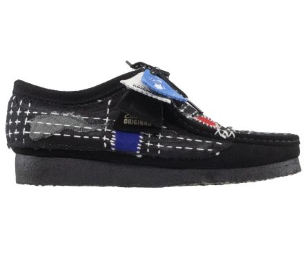 Wallabee Sashiko Black Suede - 45