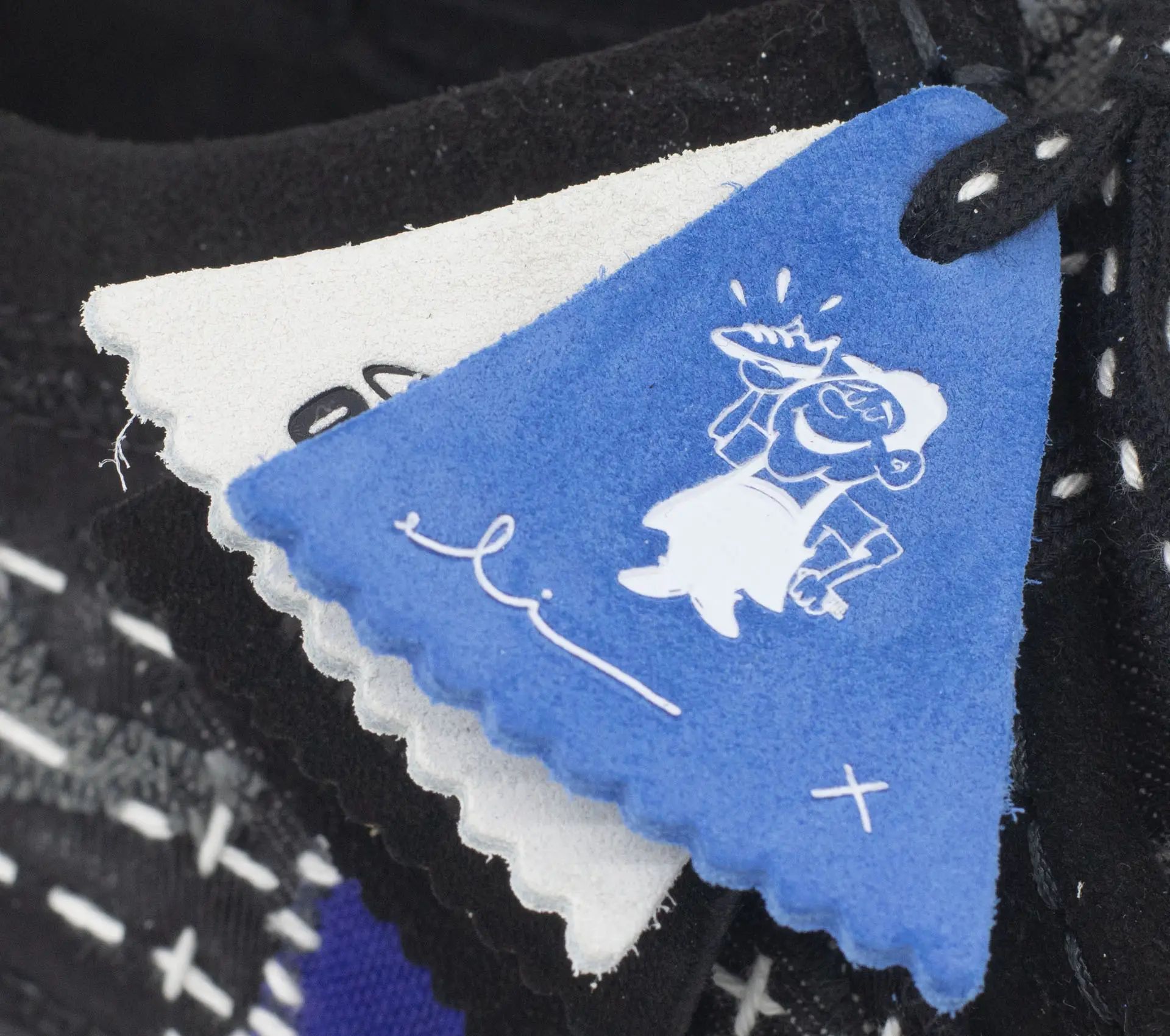 Image #8 of Wallabee Sashiko Black Suede - 45