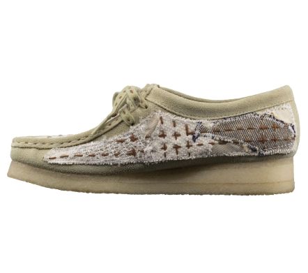 Wallabee Sashiko Maple Suede - 39