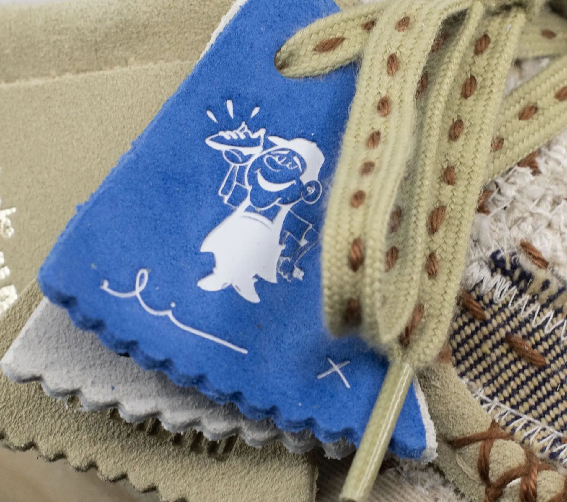 Image #8 of Wallabee Sashiko Maple Suede - 39