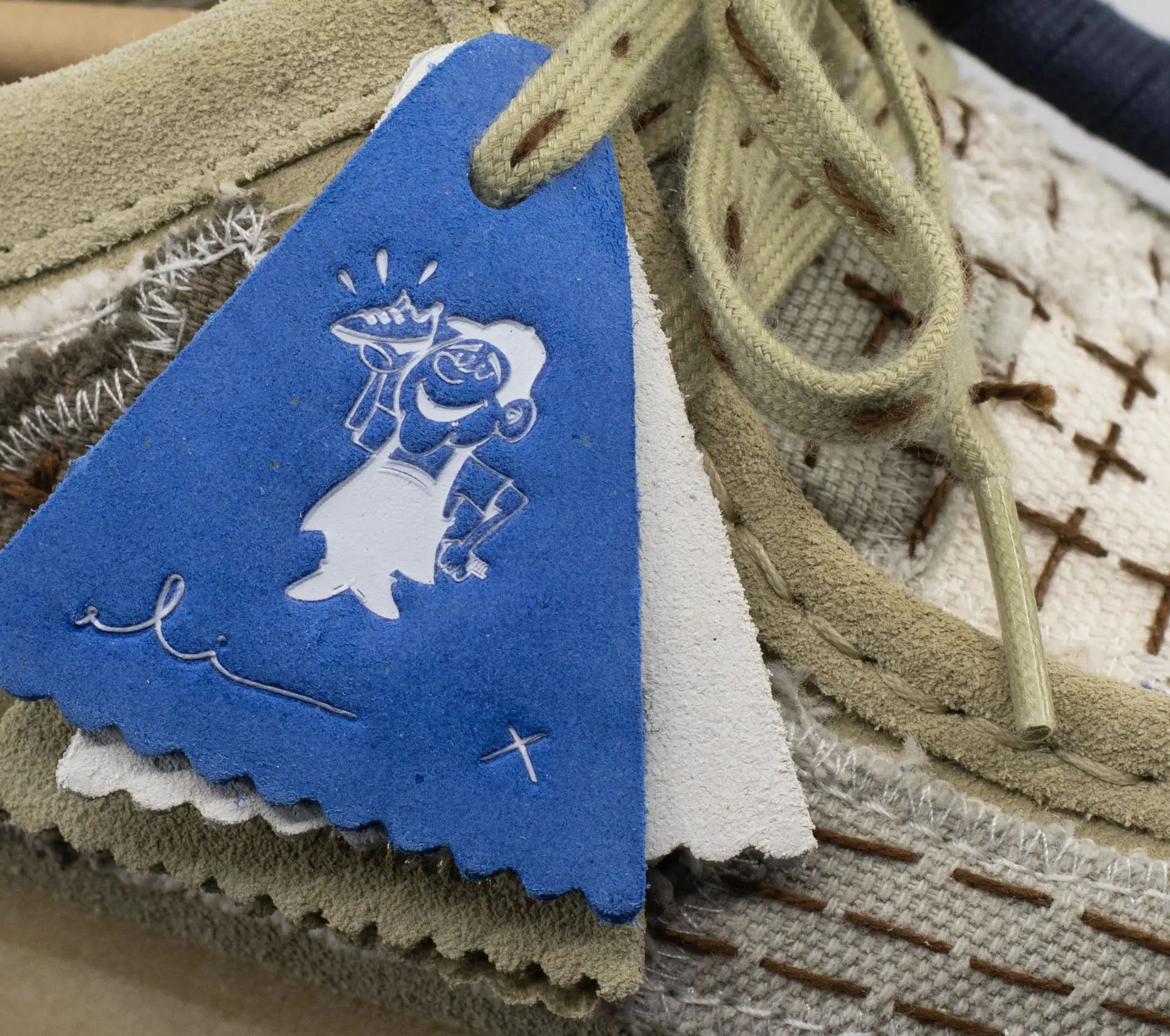 Image #8 of Wallabee Sashiko Maple Suede - 39,5