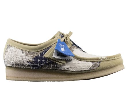 Wallabee Sashiko Maple Suede - 45