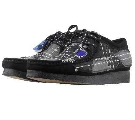 Wallabee Sashiko Black...