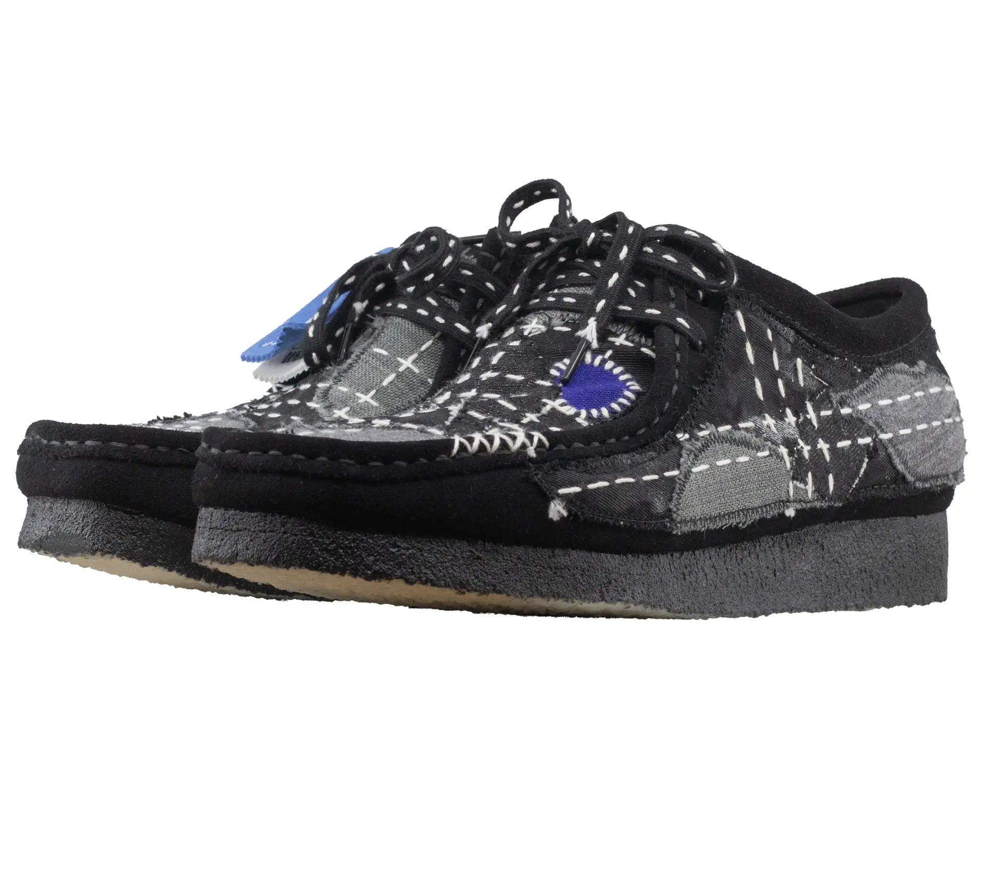 Image #0 of Wallabee Sashiko Black Suede - 44