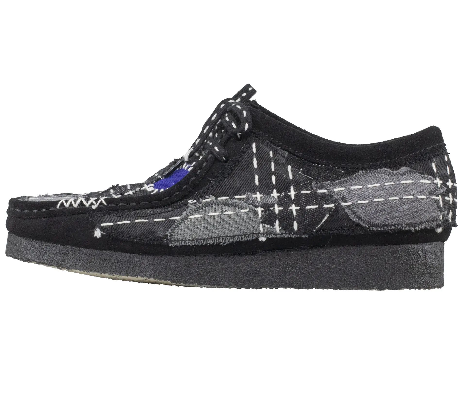 Image #1 of Wallabee Sashiko Black Suede - 44