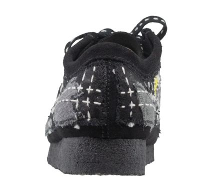 Wallabee Sashiko Black Suede - 44