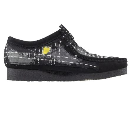 Wallabee Sashiko Black Suede - 44
