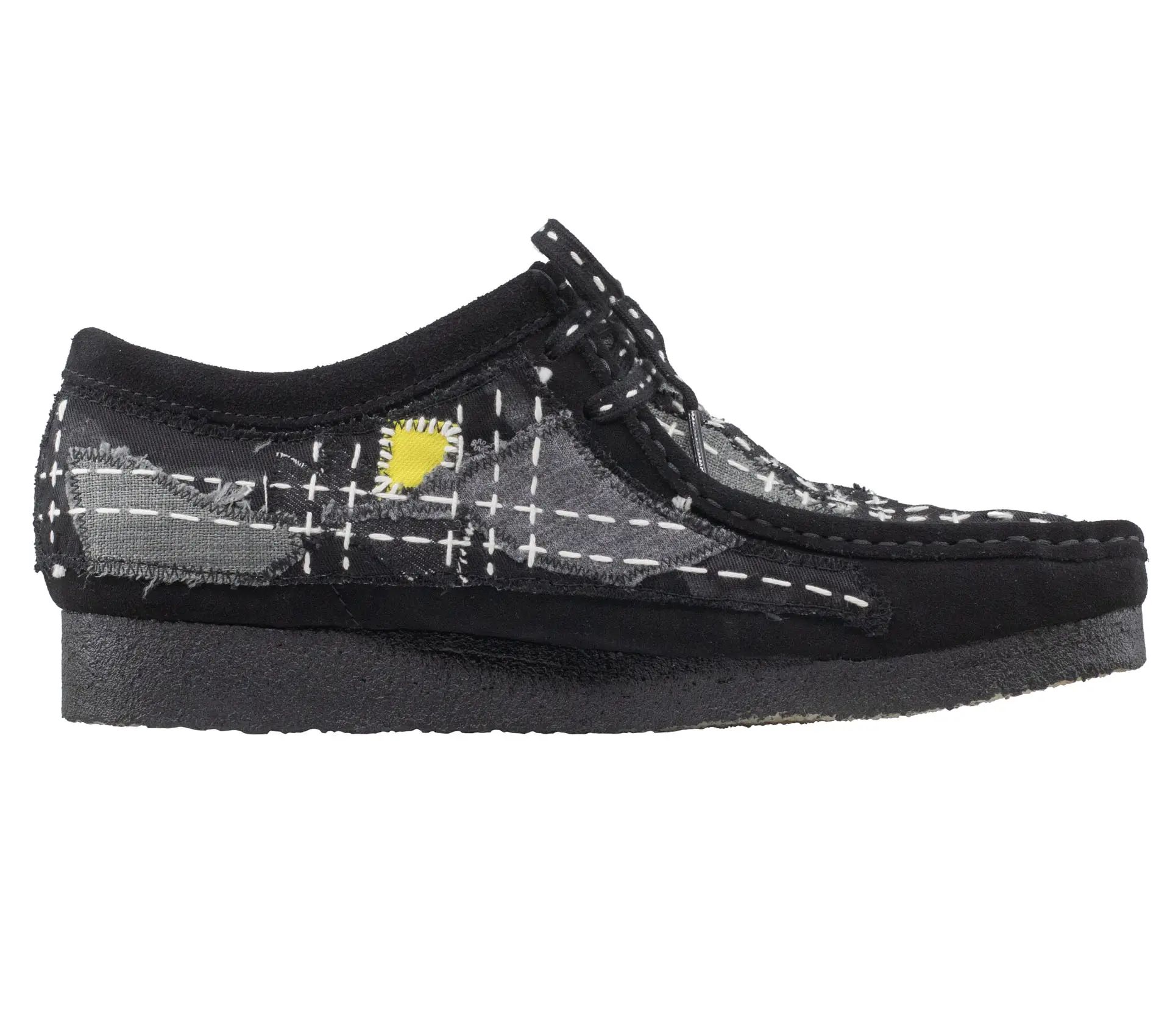 Image #3 of Wallabee Sashiko Black Suede - 44