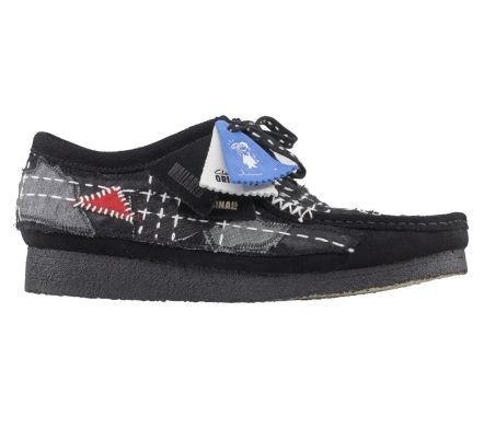 Wallabee Sashiko Black Suede - 44