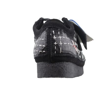 Wallabee Sashiko Black Suede - 44
