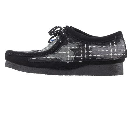 Wallabee Sashiko Black Suede - 44