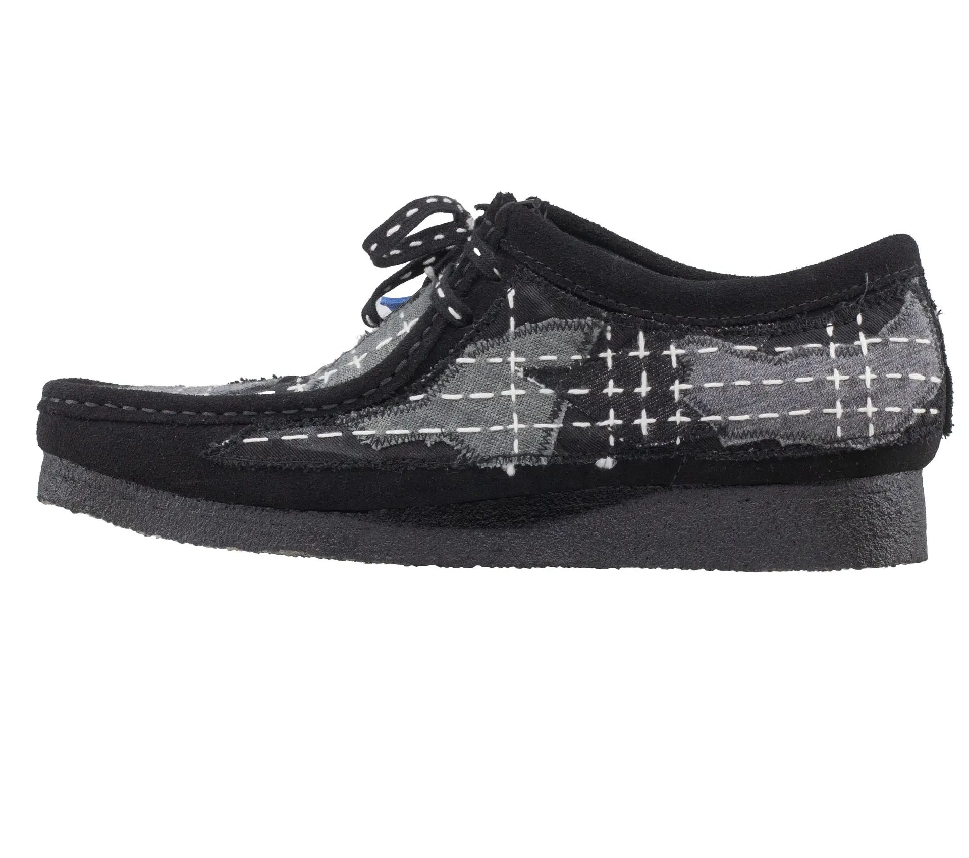Image #7 of Wallabee Sashiko Black Suede - 44