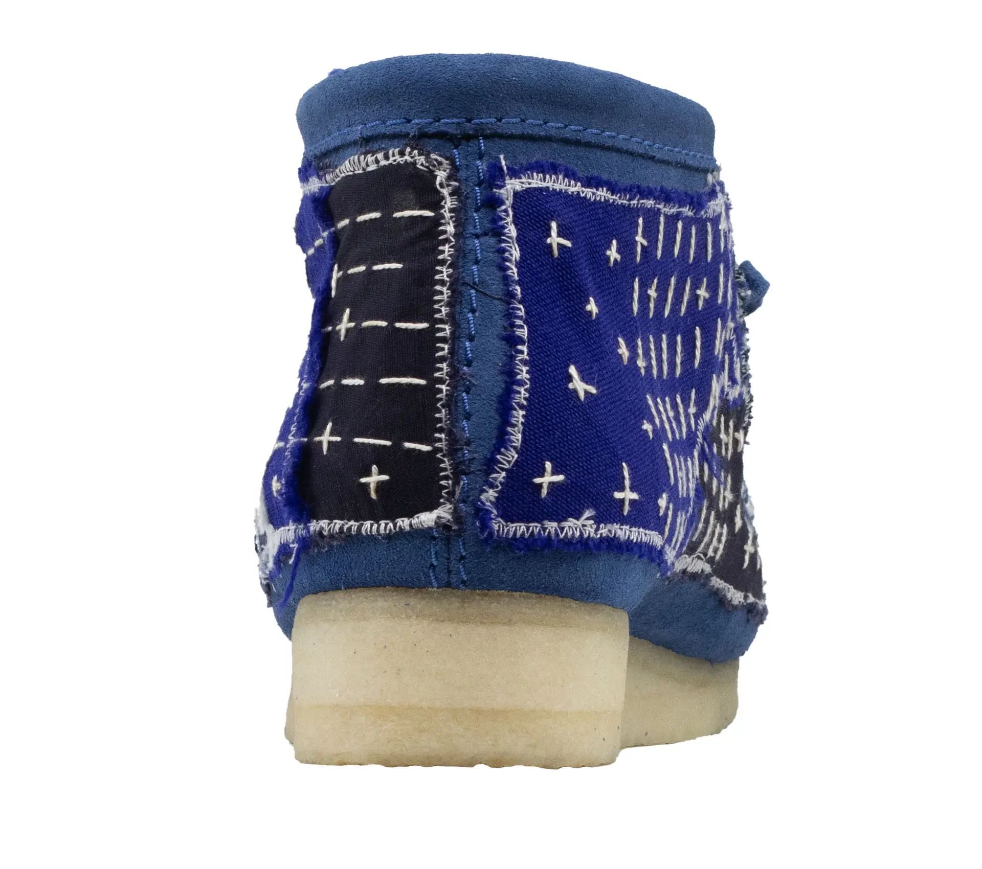 Image #2 of Wallabee Boot Sashiko Blue Suede - 42