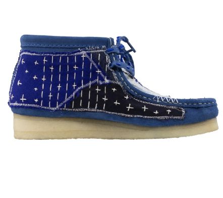 Wallabee Boot Sashiko Blue Suede - 42