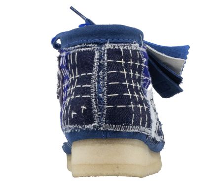 Wallabee Boot Sashiko Blue Suede - 42