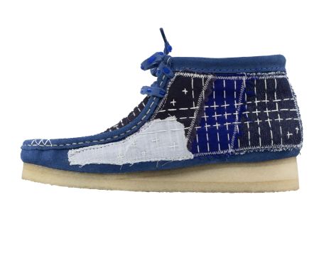 Wallabee Boot Sashiko Blue Suede - 42