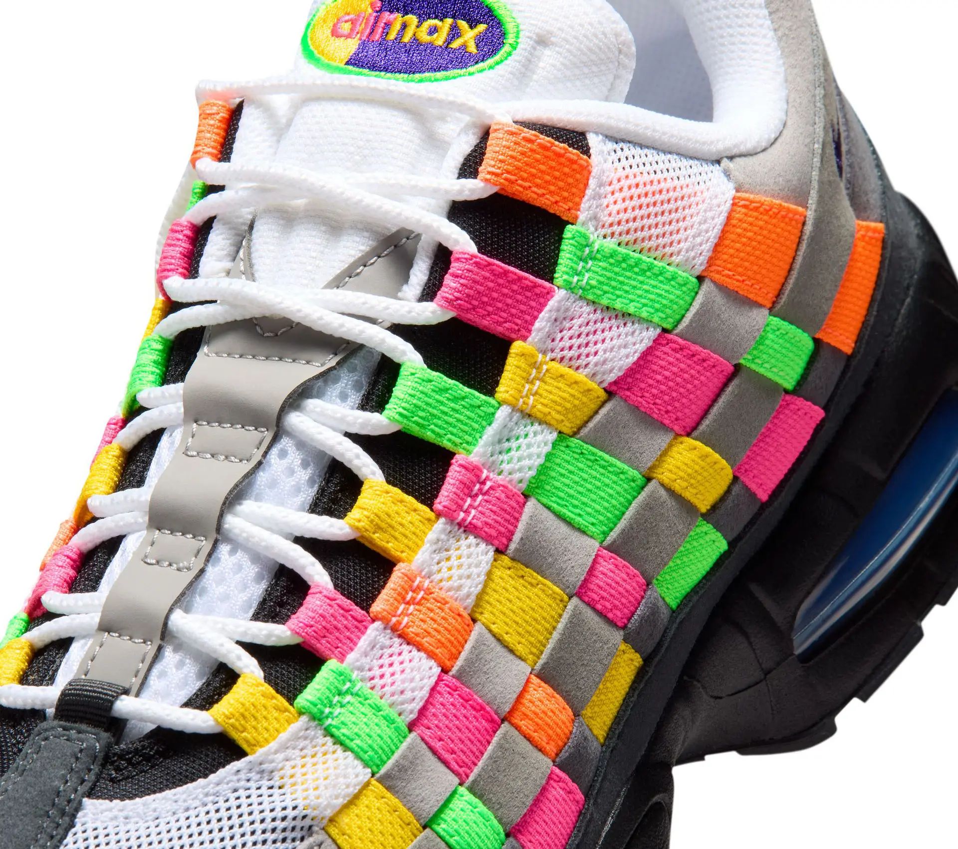 Image #6 of Air Max 95 Woven Big Bubble "Multi"