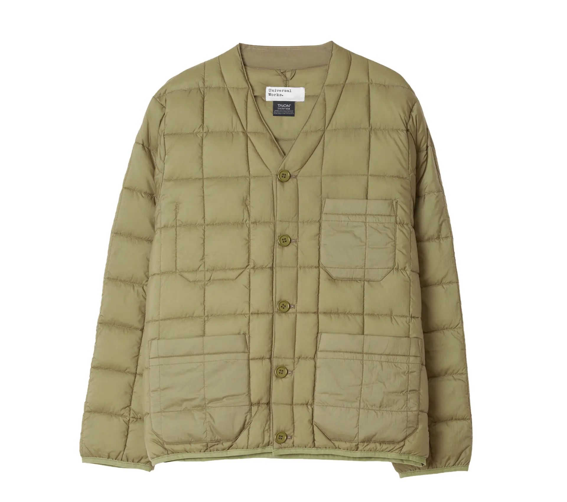 Down Cardigan x Taion Green