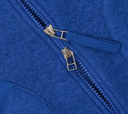 Image #2 of Zip Waistcoat Wool Fleece Blue