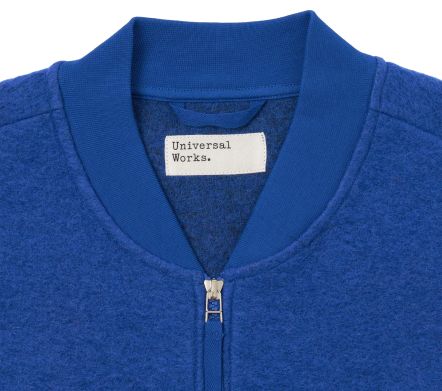 Image #3 of Zip Waistcoat Wool Fleece Blue