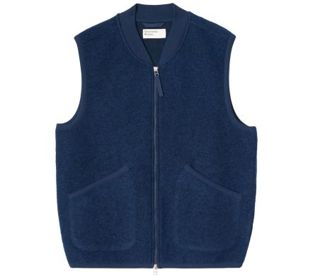 Zip Waistcoat Wool Fleece...