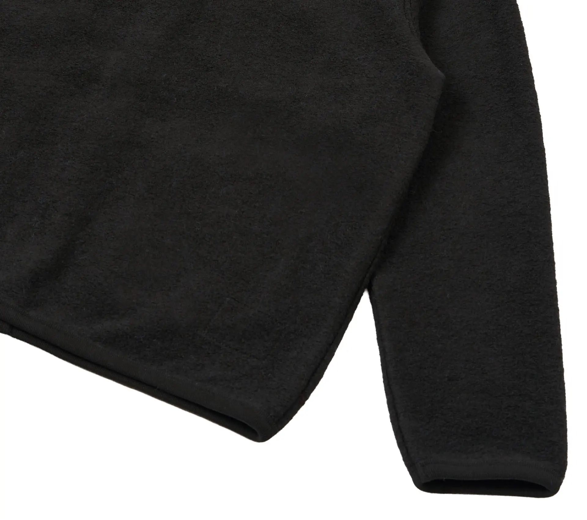 Cardigan Wool Fleece Black