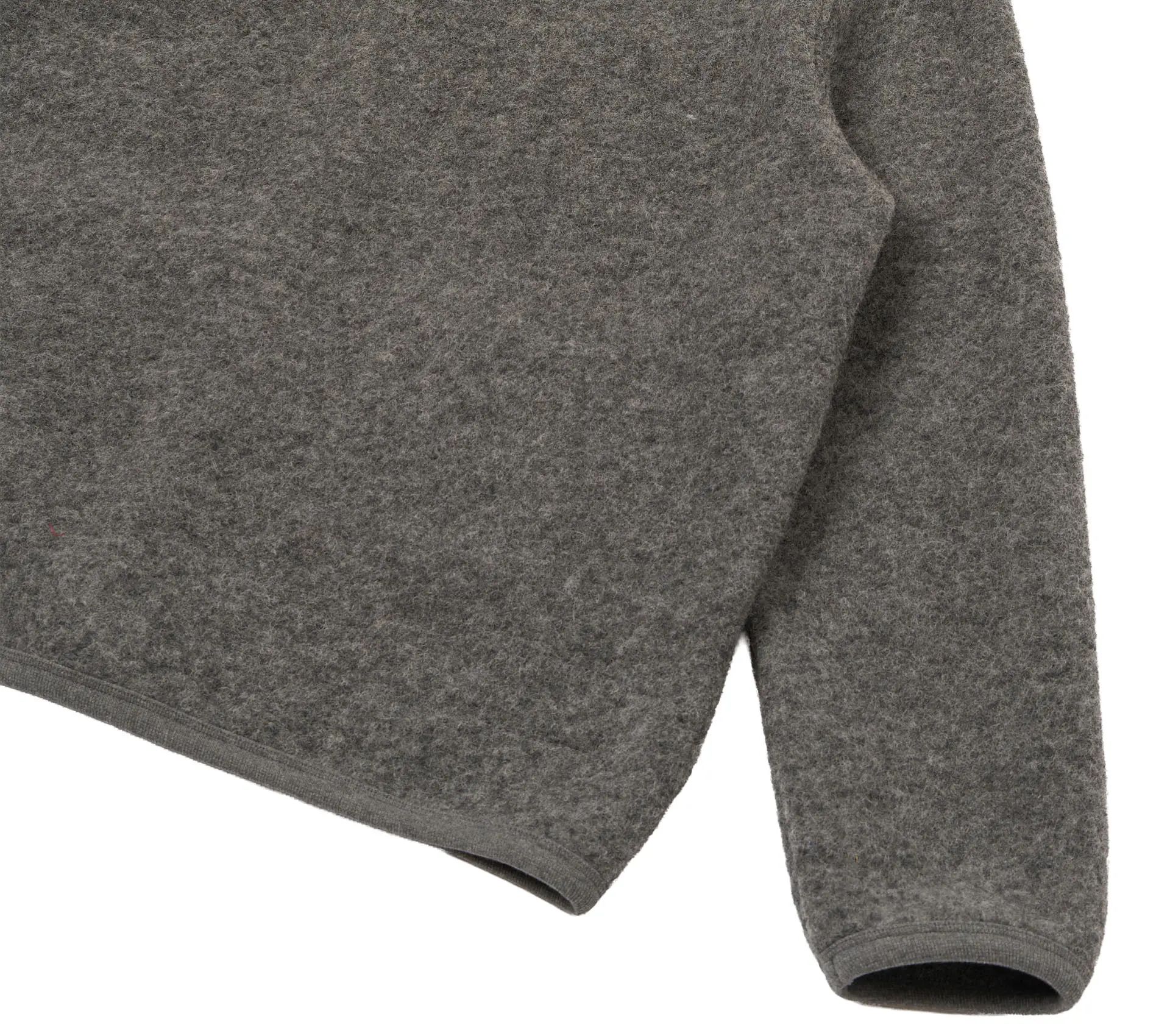 Cardigan Wool Fleece Grey Marl