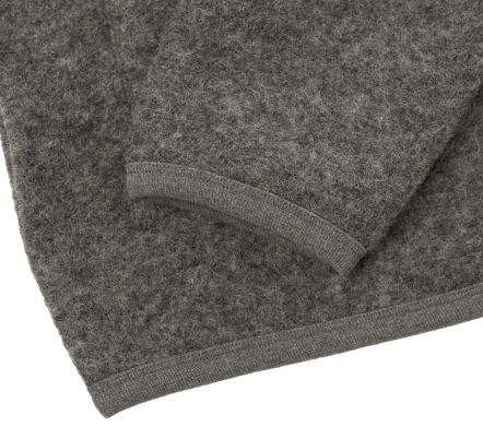 Image #2 of Cardigan Wool Fleece Grey Marl