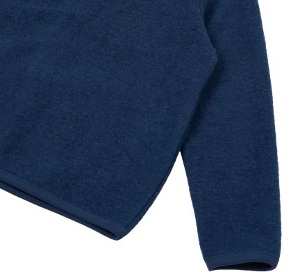 Image #1 of Cardigan Wool Fleece Indigo