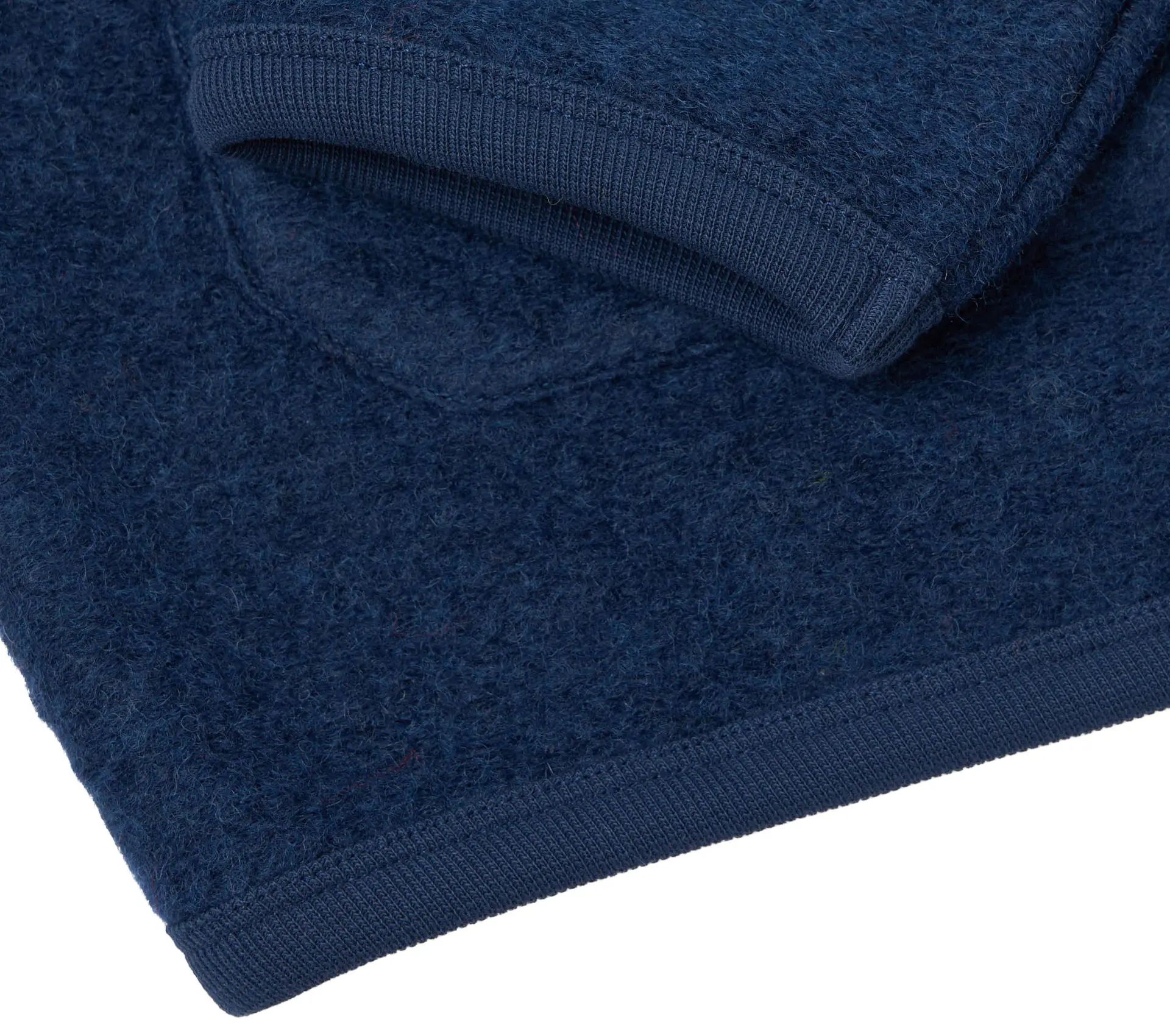 Cardigan Wool Fleece Indigo