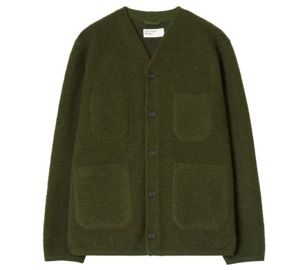 Image #0 of Cardigan Wool Fleece Olive
