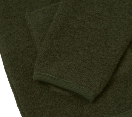Image #2 of Cardigan Wool Fleece Olive