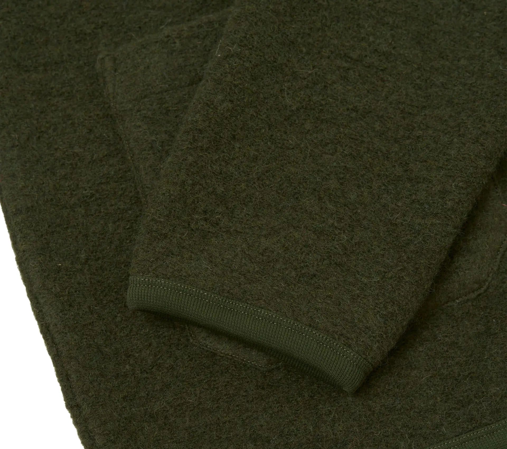 Cardigan Wool Fleece Olive