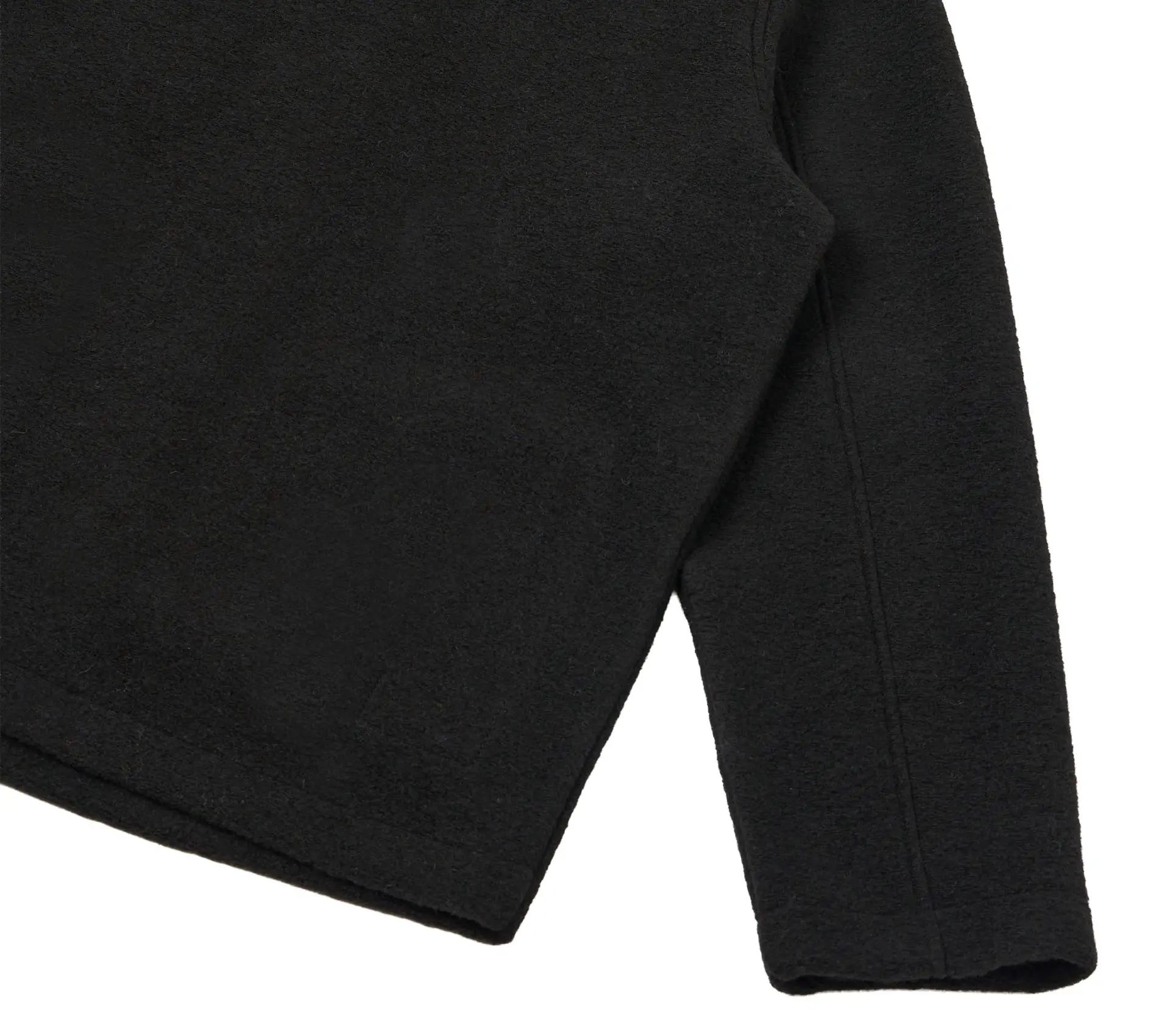 Field Jacket Wool Fleece Black