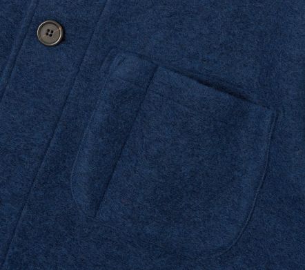 Image #2 of Field Jacket Wool Fleece Indigo