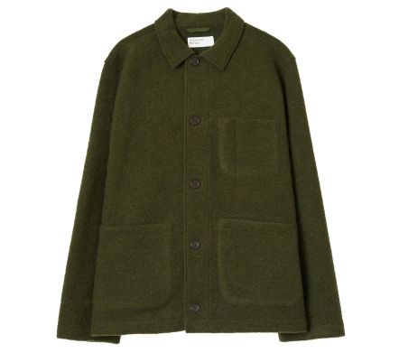Field Jacket Wool Fleece Olive