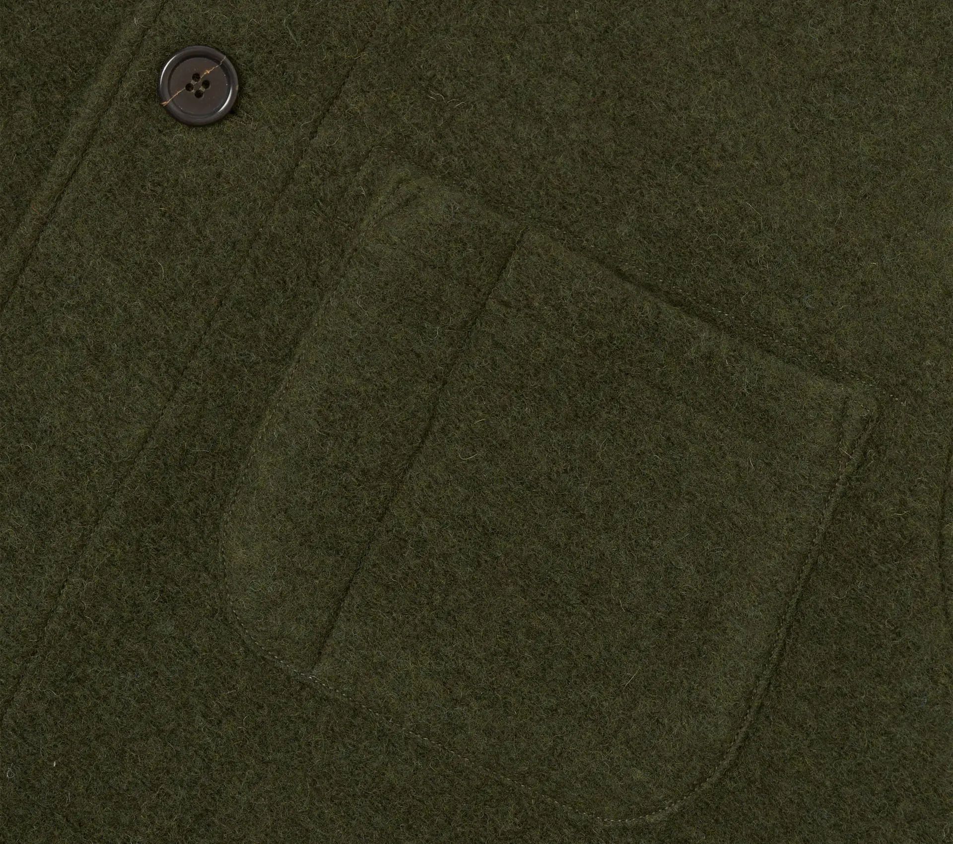 Field Jacket Wool Fleece Olive