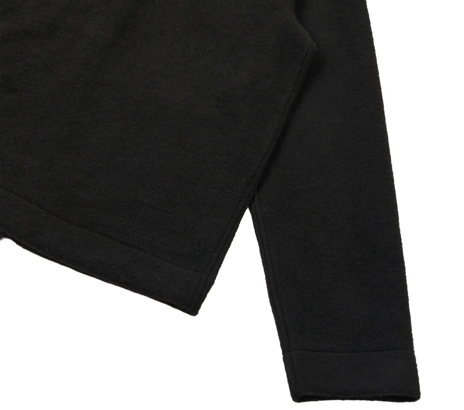 UNIFORM JACKET WOOL FLEECE BLACK
