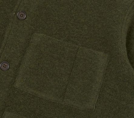 Image #2 of Uniform Jacket Wool Fleece Olive
