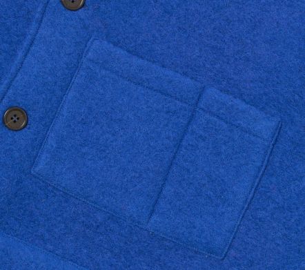 Image #2 of Uniform Jacket Wool Fleece Blue
