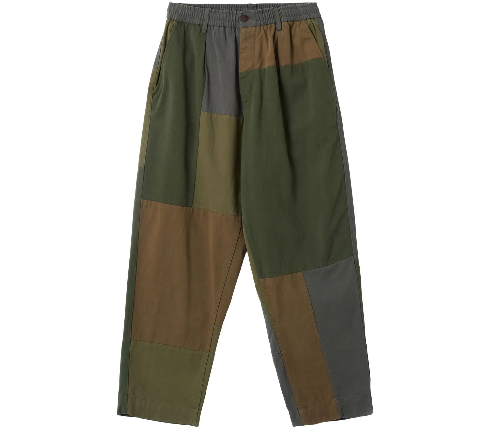 Oxford Pant Patchwork Twill Olive