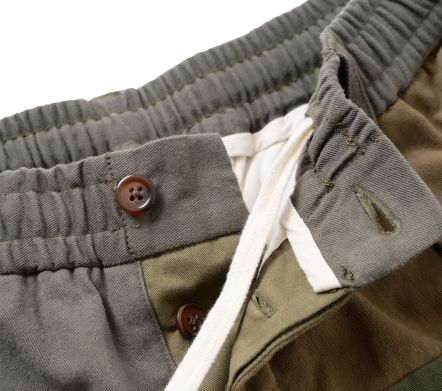 Image #2 of Oxford Pant Patchwork Twill Olive