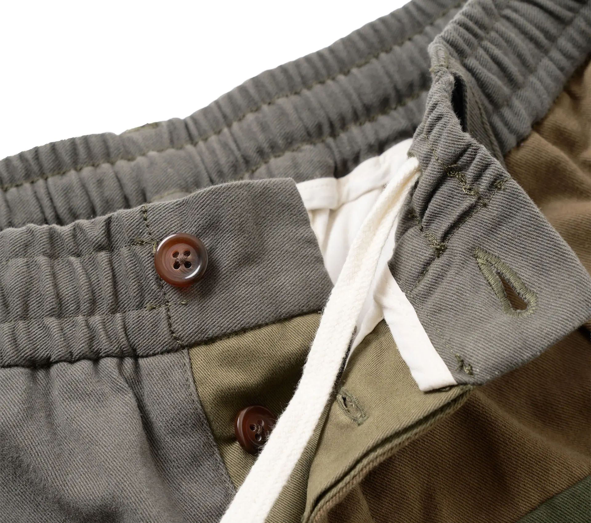 Oxford Pant Patchwork Twill Olive