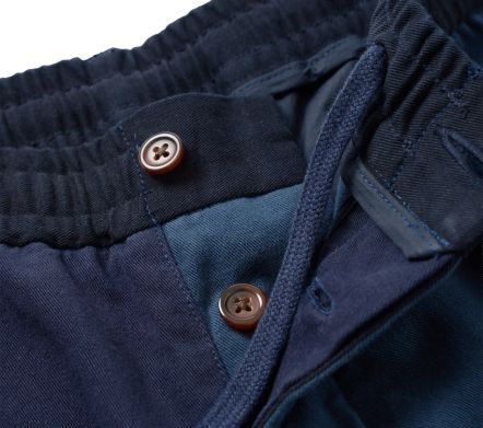 Image #2 of Oxford Pant Patchwork Twill Navy