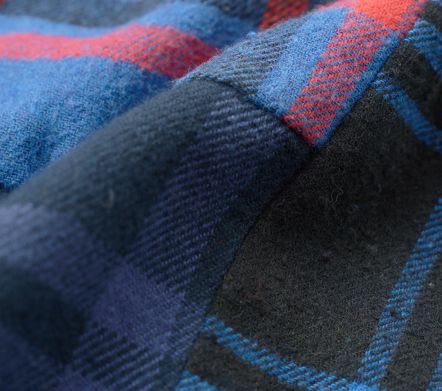 Image #5 of Lazy Day Shirt Patchwork Checks Blue
