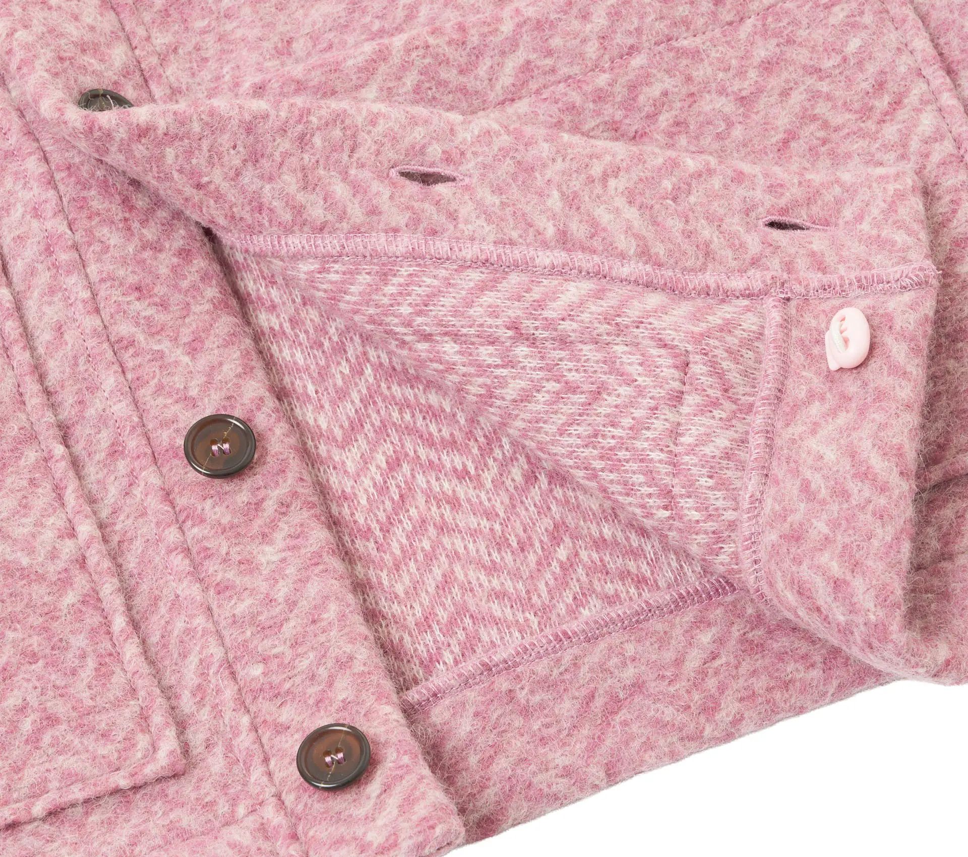 Advance Cardigan Raven Fleece Pink