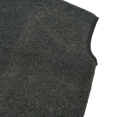 Image #1 of Lancaster Gilet Bouclet Fleece Charcoal